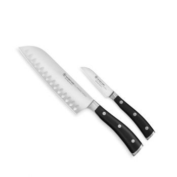 Bộ hai dao nhà bếp thép rèn cao cấp Asian- Classic Ikon-Thương hiệu Wusthof Solingen Đức